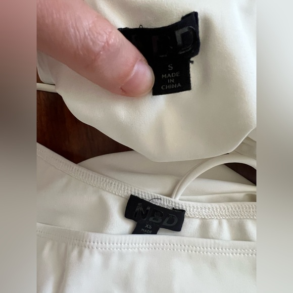 NBD x Maggie MacDonald Eulla Top and Skirt Set in Ivory XS/S - Picture 9 of 10
